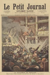 Ataque a bomba anarquista na Espanha